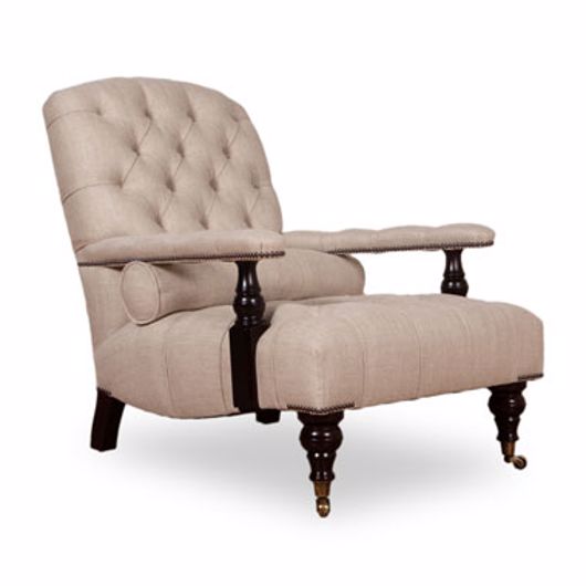 Picture of EDWARDIAN BUTTONED CHAIR