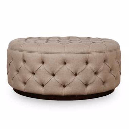 Picture of SOHO BUTTONED DRUM - COFFEE TABLE