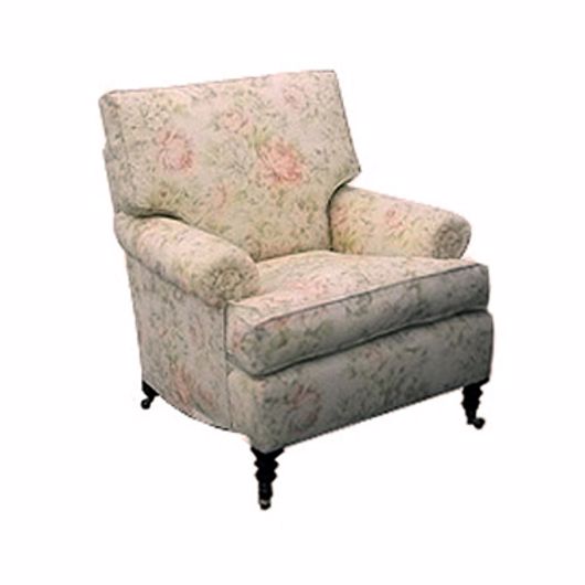 Picture of SMALL LOOSE CBK SHORT SCROLL ARM CHAIR