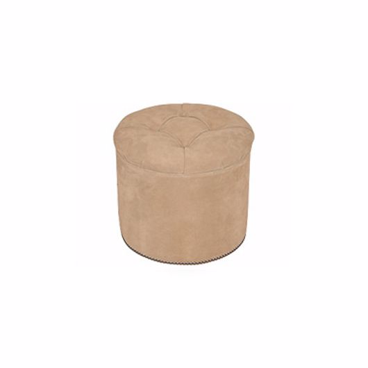 Picture of ROUND BUTTONED POUFFE 18" DIAMETER