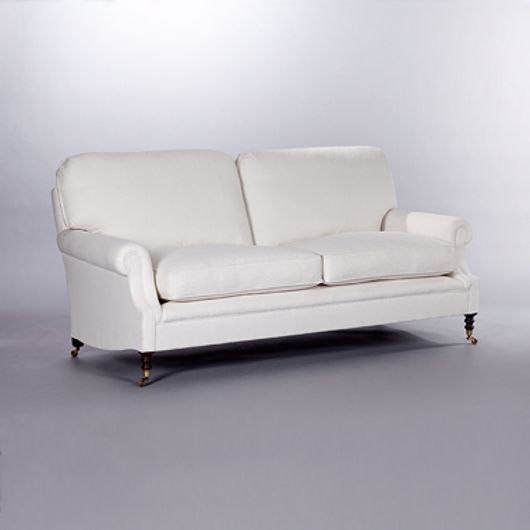Picture of Laid Back Scroll Arm Signature Sofa with loose back cushions