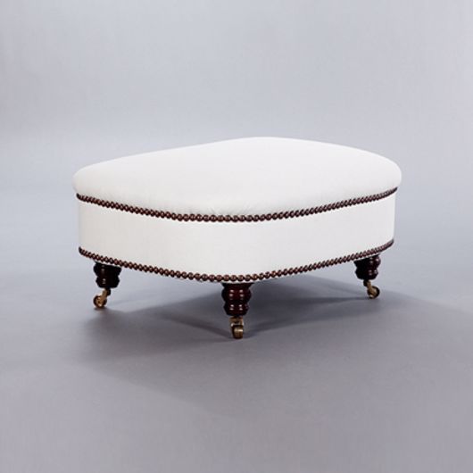 Picture of BULL NOSE OTTOMAN