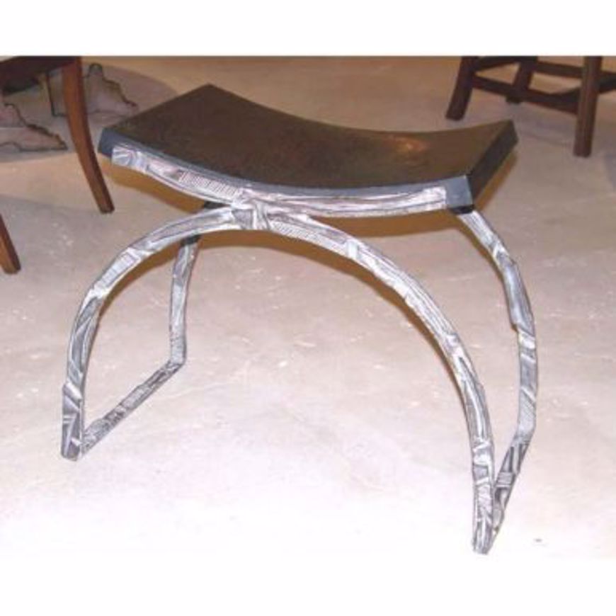 Picture of ARCHED BRONZE STOOL