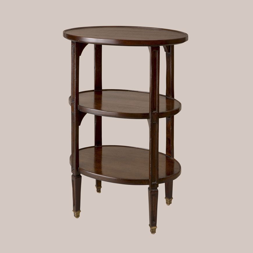 Picture of 3-TIER OVAL ETAGERE SMALL SIZE