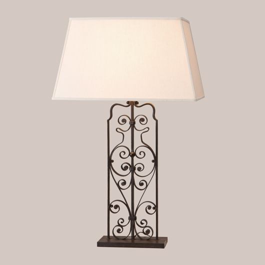 Picture of SCROLL IRON TABLE LAMP