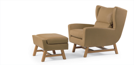 Picture of SKOOP CHAIR AND OTTOMAN