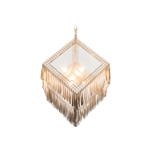 Picture of ICE CUBE PENDANT WITH FRINGE