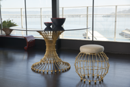 Picture of GILDED CAGE TABOURET
