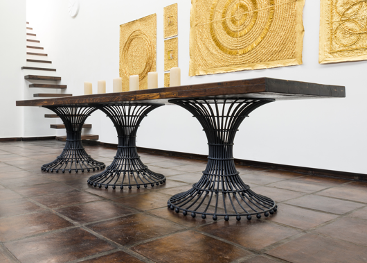 Picture of CUSTOM LARGE GILDED CAGE DINING TABLE
