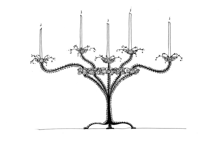Picture of FANTASY CANDELABRUM 2 CONCEPT BY ANDREW FISHER