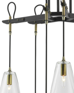 Picture of VAIL 6 LIGHT  CLEAR CHANDELIER