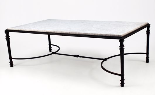 Picture of CHANDLER IRON & GLASS TABLE