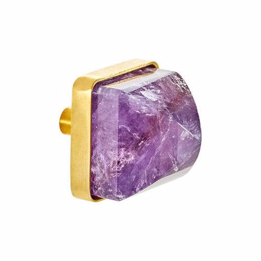 Picture of HAYDEN LARGE KNOB AMETHYST